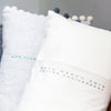 personalised wedding, anniversary or couple cushion with floral letters