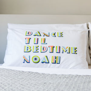 boys personalised pillow case