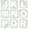 personalised stars Letter & name print in celestial design