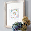 personalised stars Letter & name print in celestial design