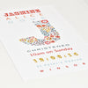 customised baptism print gift for goddaughter