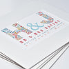 personalised wedding, anniversary or couple print gift