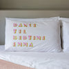 personalised dance til bedtime children's pillowcase