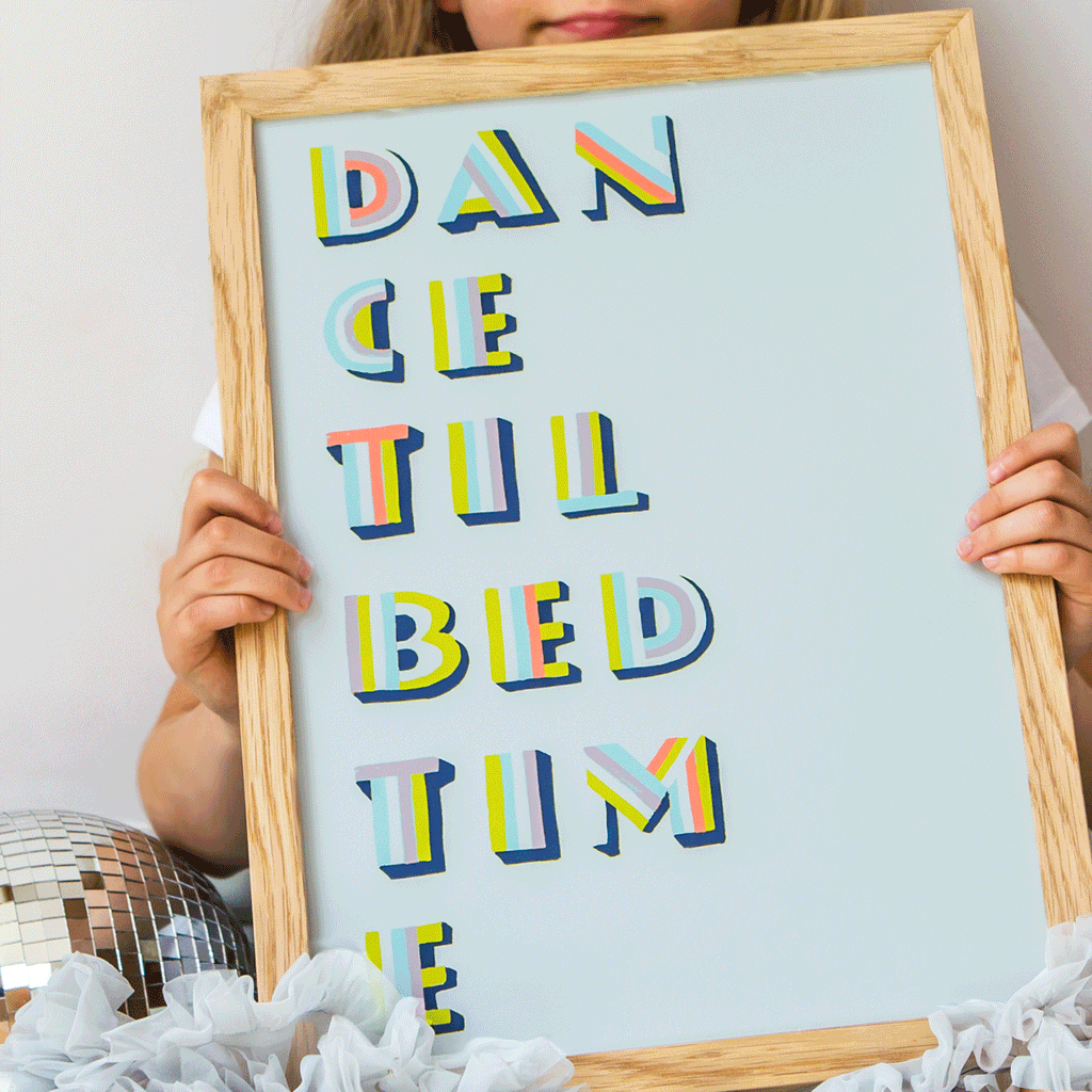 dance til bedtime art print