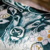 stag head cushion