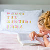 personalised dance til bedtime children's pillowcase