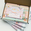 inside the sewing kit box
