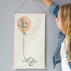 Personalised Baby Name balloon Wall Hanging