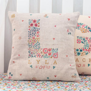 bespoke baptism cushion gift