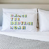 personalised dance til bedtime children's pillowcase