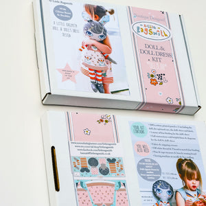 the DIY doll sewing kit box