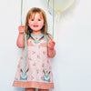 DIY child's dress sewing kit in pink
