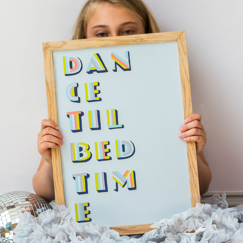 tween girl bedroom print