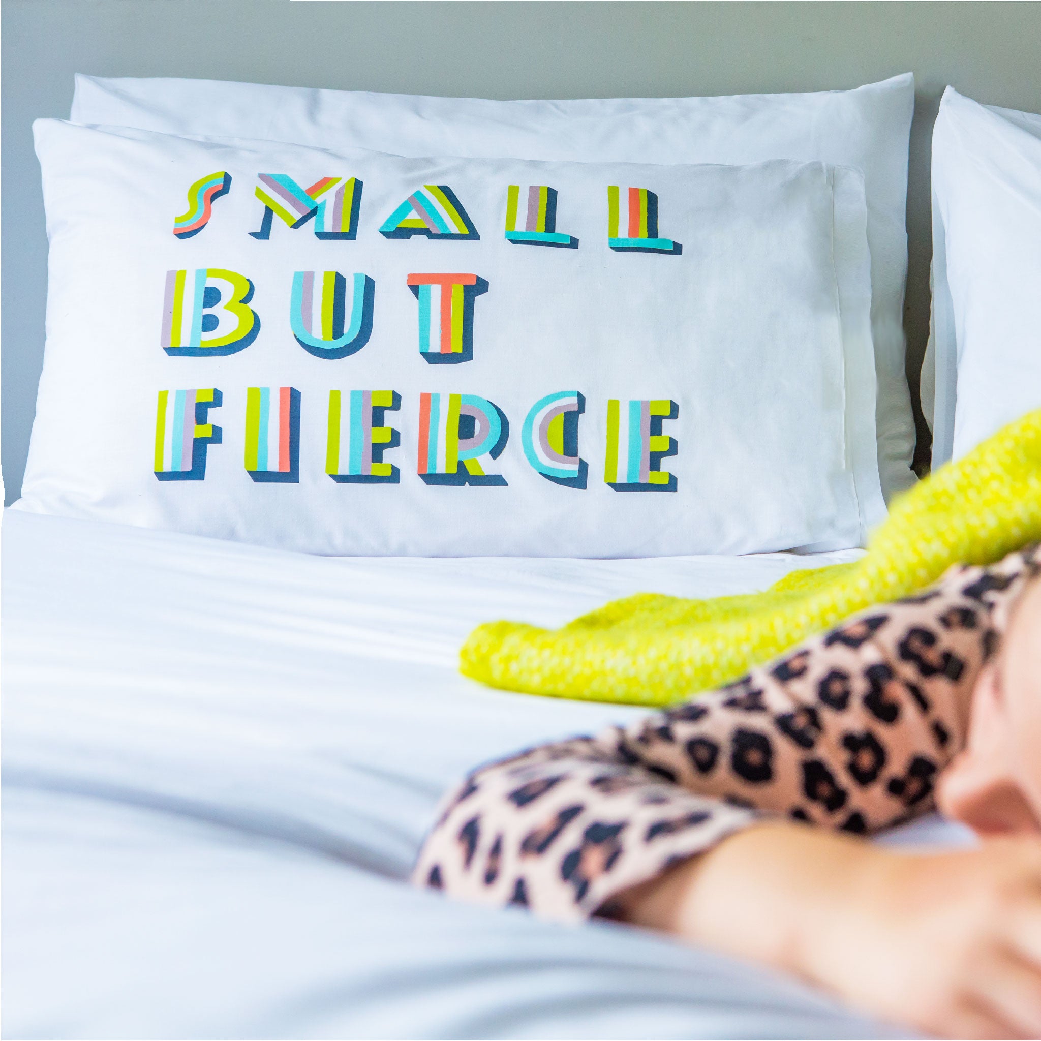 small but fierce children s pillowcase
