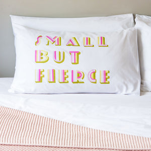 small but fierce children's pillowcase