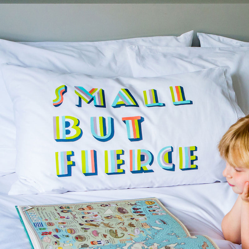 small but fierce children's pillowcase