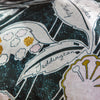 detail of bespoke deer cushion
